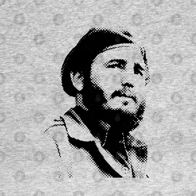 Young Fidel Castro with a Dreamy Look and Beret by ibadishi